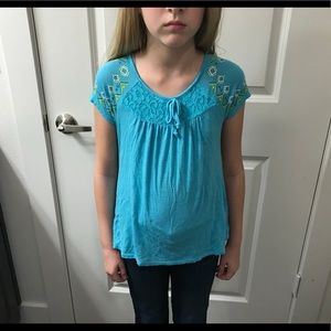 Blue kids blouse